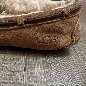 UGG Tan Suede Slip-On Shoes